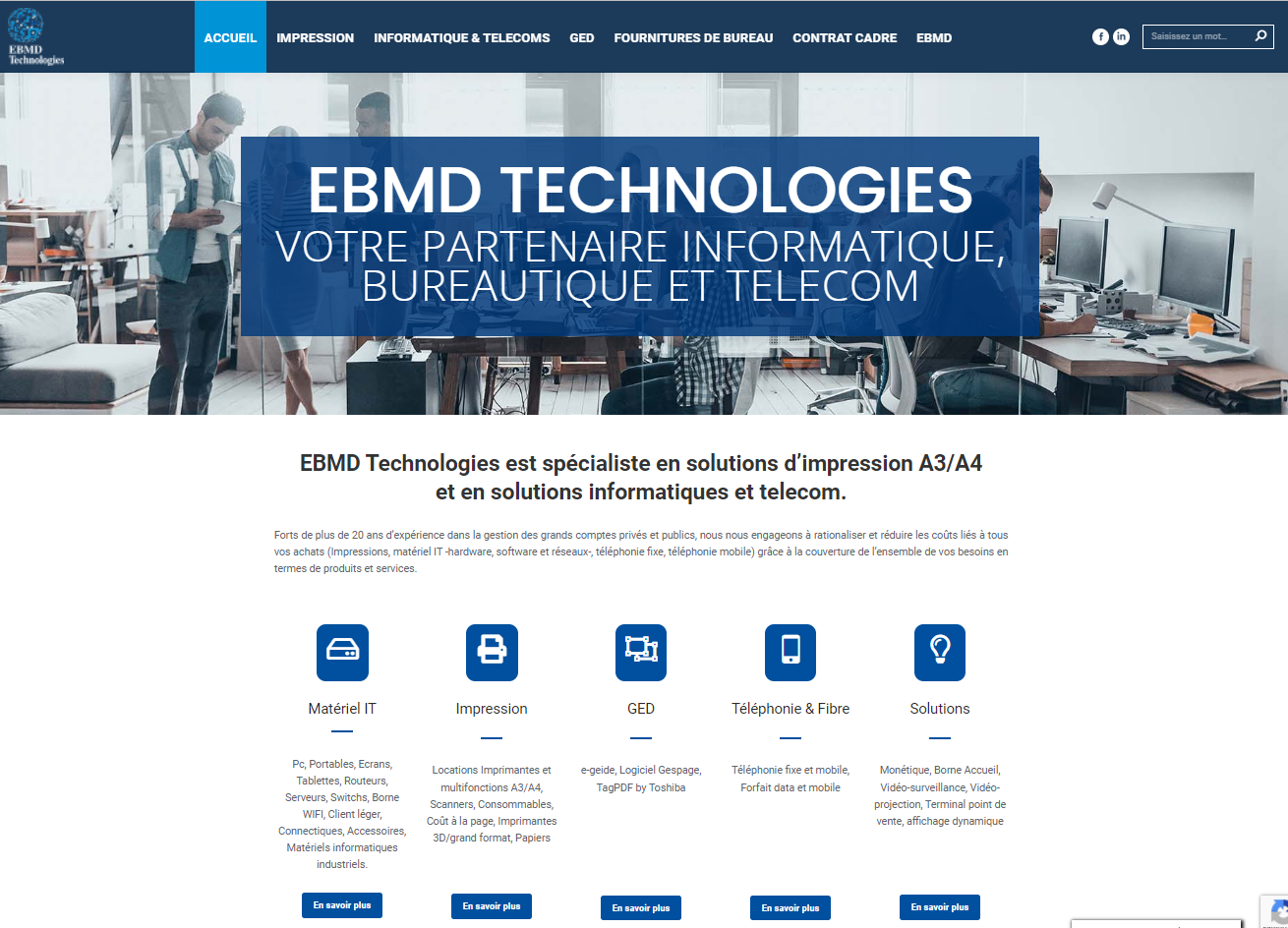 ebmd technologies site internet