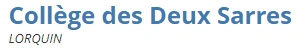 collège des deux sarres